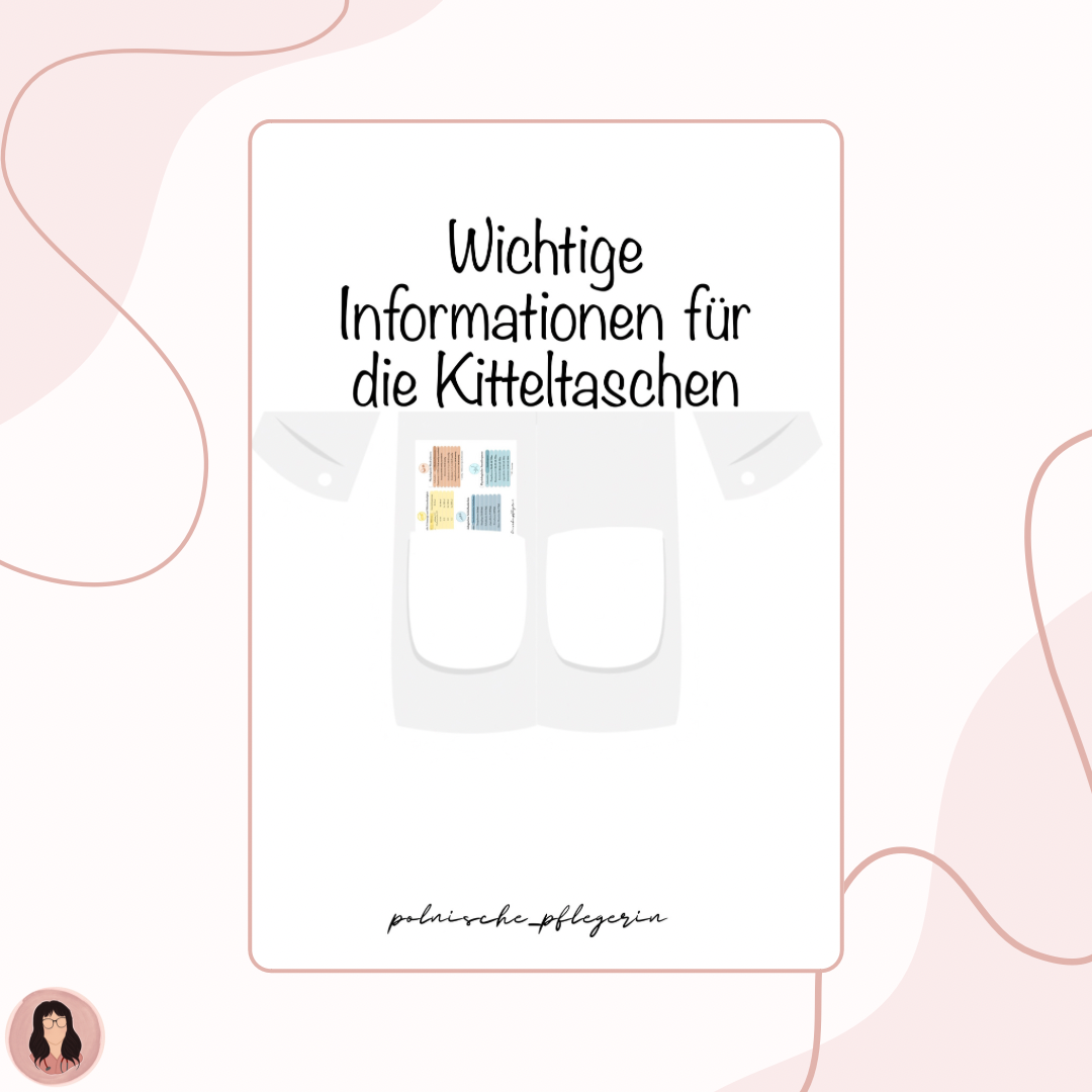 Digitaler Lernzettel - Wichtige Informationen für die Kitteltaschen