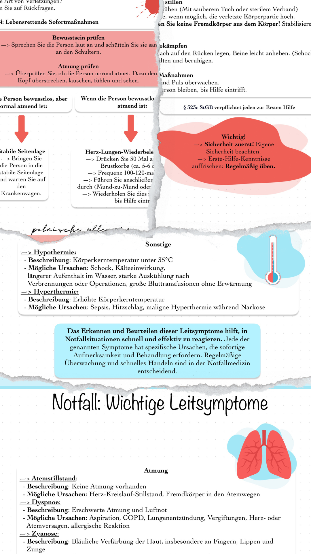 Digitales Bundle - Erste Hilfe und Notfall: Wichtige Leitsymptome